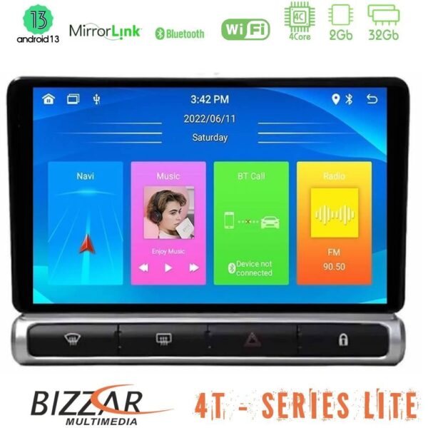 Bizzar 4T Series Citroen C3 2016-> 4Core Android13 2+32GB Navigation Multimedia Tablet 9" - Image 2