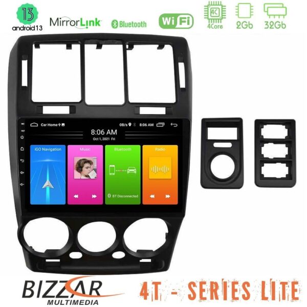 Bizzar 4T Series Hyundai Getz 2002-2009 4Core Android13 2+32GB Navigation Multimedia Tablet 9" - Image 3