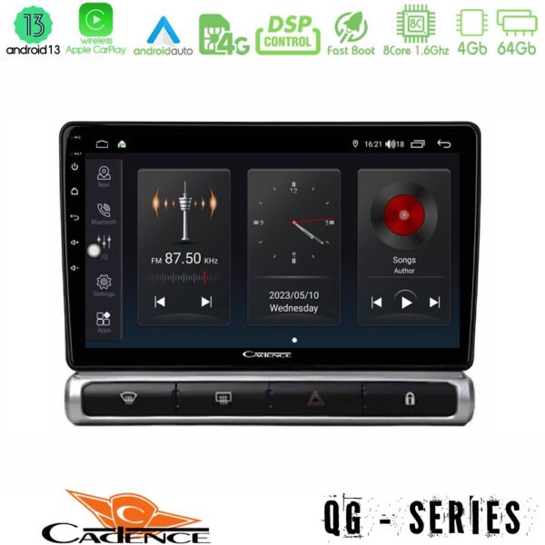 Cadence QG Series 8Core Android13 4+64GB Citroen C3 2016-> Navigation Multimedia Tablet 9" - Image 2