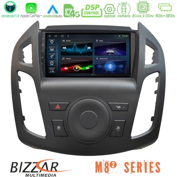 Bizzar M8² Series 8Core Android14 4+32GB Ford Transit Connect 2013-2018 Navigation Multimedia Tablet 9" Με Carplay & Android Auto