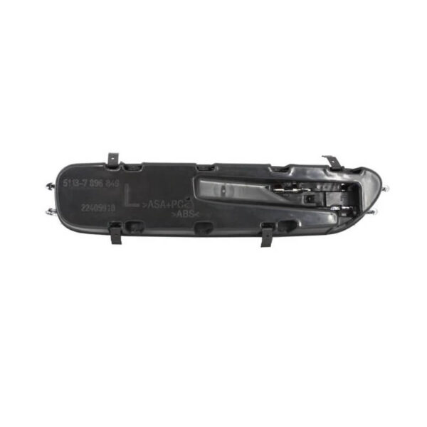 Πλαινές Γρίλιες Φτερών Για Bmw 5 E60 03-10 M5 Look Μαύρο / Χρώμιο 2 Τεμάχια - Image 3