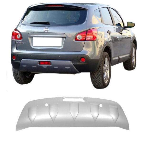 All in Point Diffuser Πίσω Προφυλακτήρα Για Nissan Qashqai J10 07-09 (Μοντέλα Με Αισθητήρες) Από Abs Πλαστικό 1 Τεμάχιο 0003533