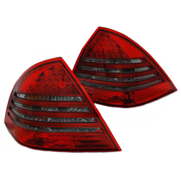 All in Point Πισινά Φανάρια Set Για Mercedes-Benz C-Class W203 00-04 Led Κόκκινο/Φιμέ Eagle Eyes 0004072