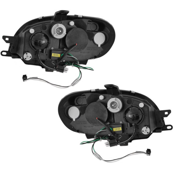 Μπροστινά Φανάρια Set Για Citroen Saxo 00-04 DRL Χρωμίου H1/H1 Sonar - Image 6