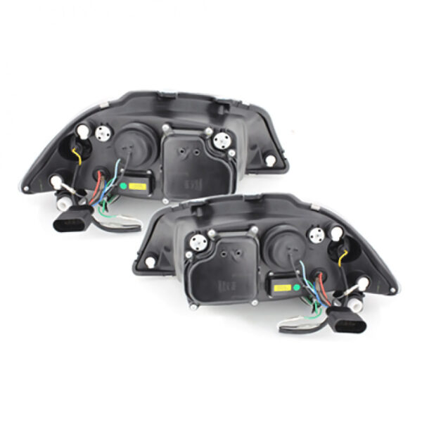 Μπροστινά Φανάρια Set Για Seat Ibiza 6L 02-08 DRL Μαύρα H1/H1 Sonar - Image 4