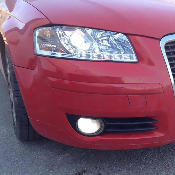 Μπροστινά Φανάρια Set Για Audi A3 8P 03-08 DRL Χρωμίου H7/H1 Sonar - Image 5