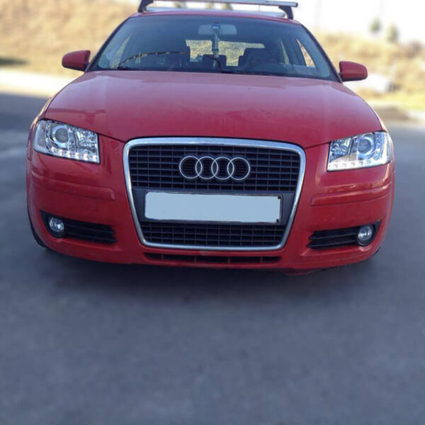 Μπροστινά Φανάρια Set Για Audi A3 8P 03-08 DRL Χρωμίου H7/H1 Sonar - Image 6