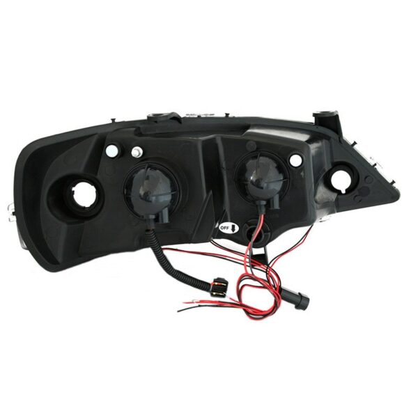 Μπροστινά Φανάρια Set Για Opel Astra G 98-04 Angel Eyes Χρωμίου H1/H1 Sonar - Image 3
