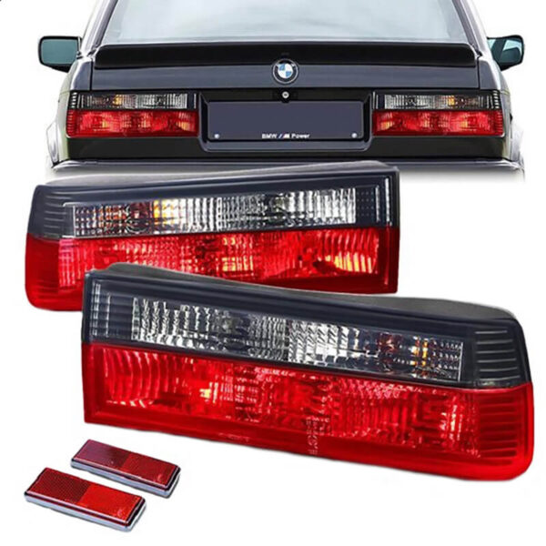 All in Point Πισινά Φανάρια Set Για Bmw 3 E30 83-87 Κόκκινο/Φιμέ Reliable Auto Parts 0005430