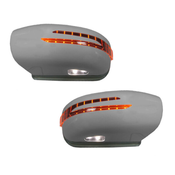 Καπάκια Καθρεφτών Για Mercedes-Benz E-Class W211 06-09 Καβούκια W212 Look Με Led Φλας 2 Τεμάχια - Image 2