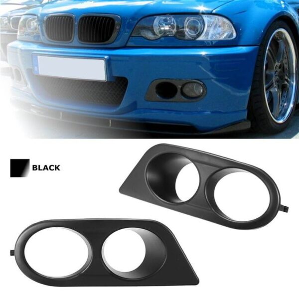 All in Point Καπάκια Προβολέα Εμπρός Πλαινά Για Bmw 3 E46 M3 98-05 Hamman Look Διπλά Μαύρα Αριστερό & Δεξί 2 Τεμάχια 0009387