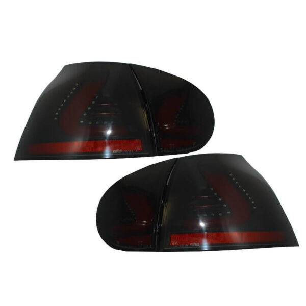 All in Point Πισινά Φανάρια Set Για Vw Golf V (5) 03-08 Led Bar CarDNA Μαύρα/Φιμέ LH Group 0009615