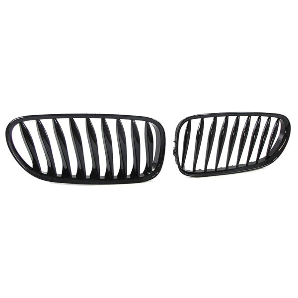 Καρδιές Μάσκας Για Bmw Z4 E85 / E86 02-08 Μαύρο Γυαλιστερό 2 Τεμάχια - Image 2
