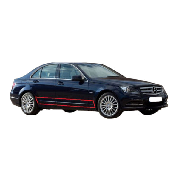 Τριμ Πόρτας Χρωμίου Για Mercedes-Benz C-Class W204 07-14 6 Τεμάχια - Image 2
