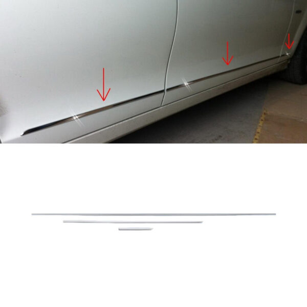 Τριμ Πόρτας Χρωμίου Για Mercedes-Benz C-Class W204 07-14 6 Τεμάχια - Image 3
