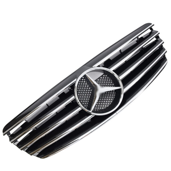 All in Point Μάσκα Για Mercedes-Benz E-Class W211 02-06 Amg Look Με 5 Γρίλιες Μαύρο/Χρώμιο 1 Τεμάχιο 0010616