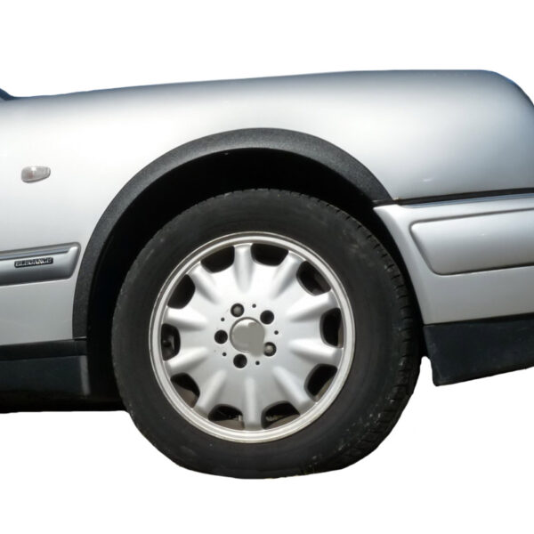 All in Point Πλαινά Φτερά Για Mercedes-Benz E-Class W211 02-09 Από Ανοξείδωτο Ατσάλι Μαύρα Ματ 4 Τεμάχια 0011134