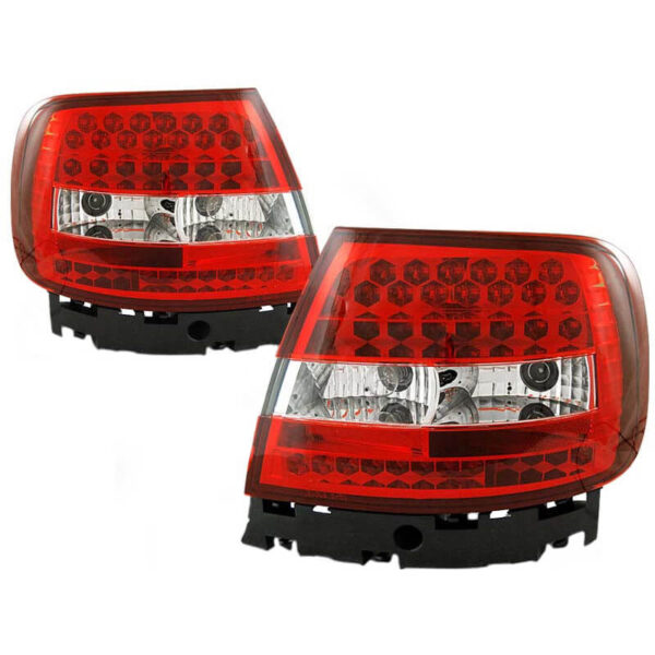 All in Point Πισινά Φανάρια Set Για Audi A4 B5 94-01 Led Κόκκινο/Crystal Eagle Eyes 0011948