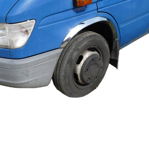 All in Point Πλαινά Φτερά Για Mercedes-Benz Sprinter 901/905 95-06 (Χωρίς Λασπωτήρες) Από Ανοξείδωτο Ατσάλι Χρωμίου 4 Τεμάχια 0011999