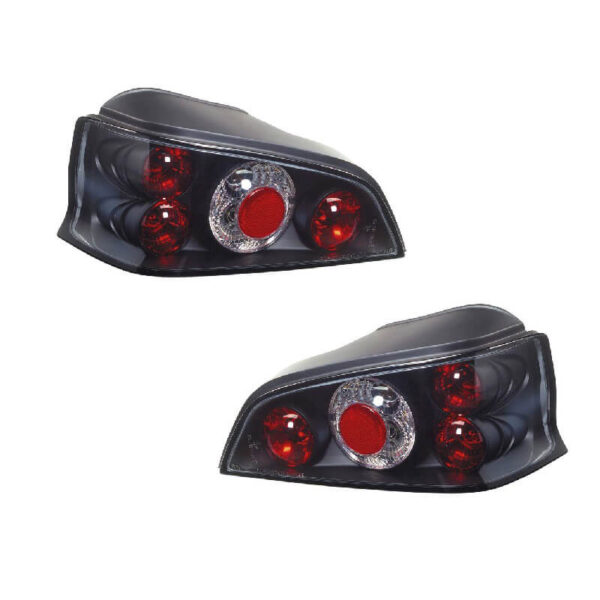 All in Point Πισινά Φανάρια Σετ Για Peugeot 106 96-03 Μαύρα Sonar 0012082