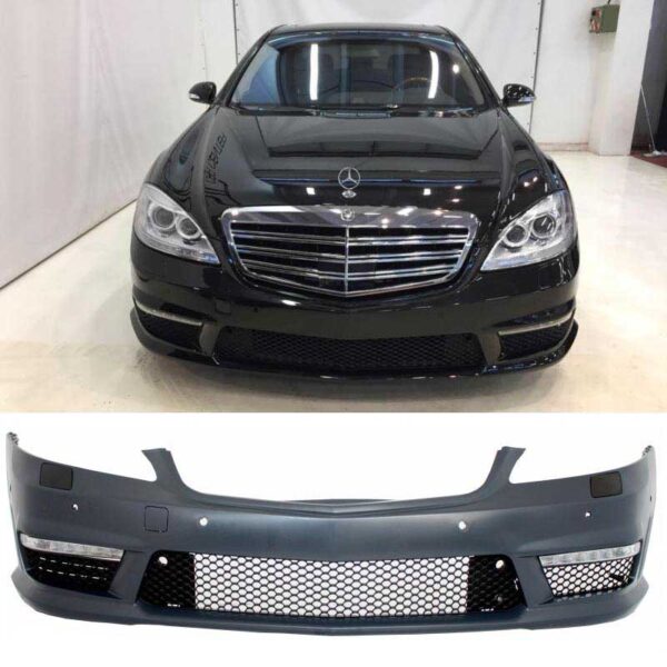 Μπροστινός Προφυλακτήρας Για Mercedes-Benz S-Class W221 06-13 Amg S65 Look - Image 5