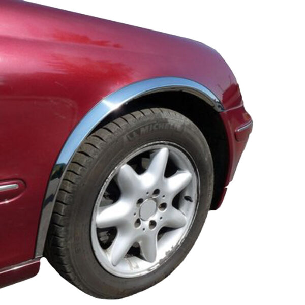 All in Point Πλαινά Φτερά Για Mercedes-Benz C-Class W203 00-07 Από Ανοξείδωτο Ατσάλι Χρωμίου 4 Τεμάχια 0012730