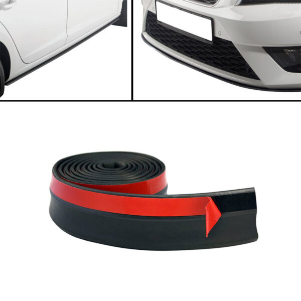 All in Point Μπροστινό Spoiler Universal RDX Lip Safe & Style 2500mm X 6mm 1 Τεμάχιο 0012770