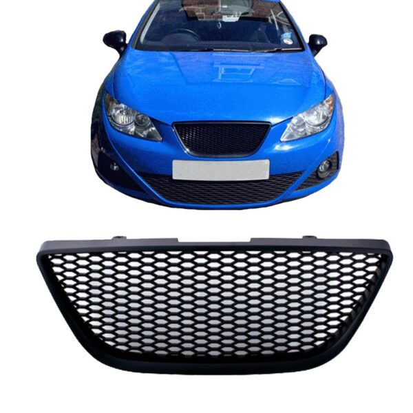 All in Point Μάσκα Για Seat Ibiza 6J 08-12 Κυψελωτή Μαύρη 1 Τεμάχιο 0012965