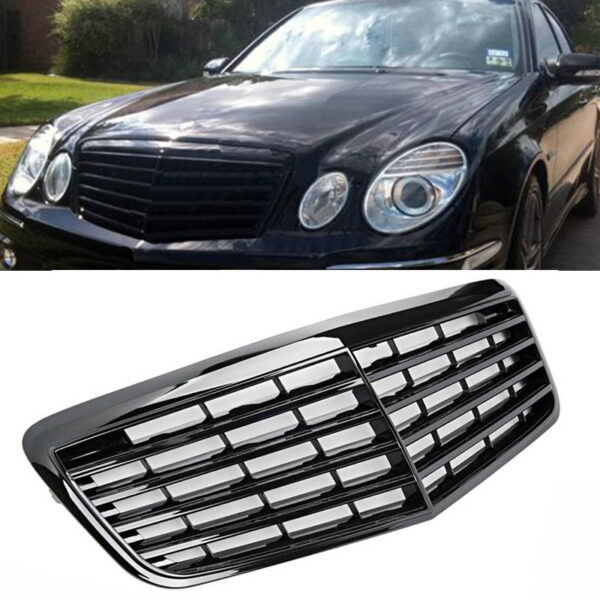 All in Point Μάσκα Για Mercedes-Benz E-Class W211 06-09 Amg / Avantgarde Look Γυαλιστερό Μαύρο 1 Τεμάχιο 0013440