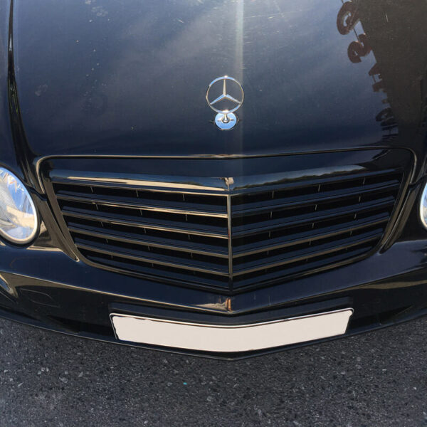 Μάσκα Για Mercedes-Benz E-Class W211 06-09 Amg / Avantgarde Look Γυαλιστερό Μαύρο 1 Τεμάχιο - Image 6