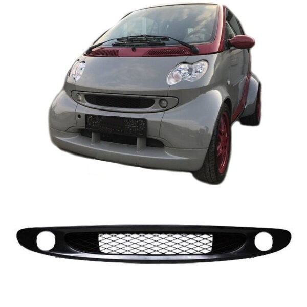 All in Point Μάσκα Για Smart Fortwo W450 02-07 Brabus Look Κυψελωτή Μαύρη 1 Τεμάχιο 0013595