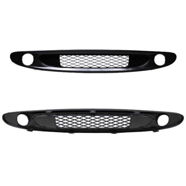 Μάσκα Για Smart Fortwo W450 02-07 Brabus Look Κυψελωτή Μαύρη 1 Τεμάχιο - Image 2