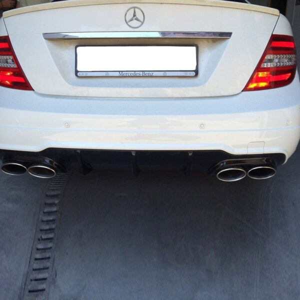 Πισινός Προφυλακτήρας Για Mercedes-Benz C-Class W204 07-14 C63 Facelift / Amg Look - Image 6