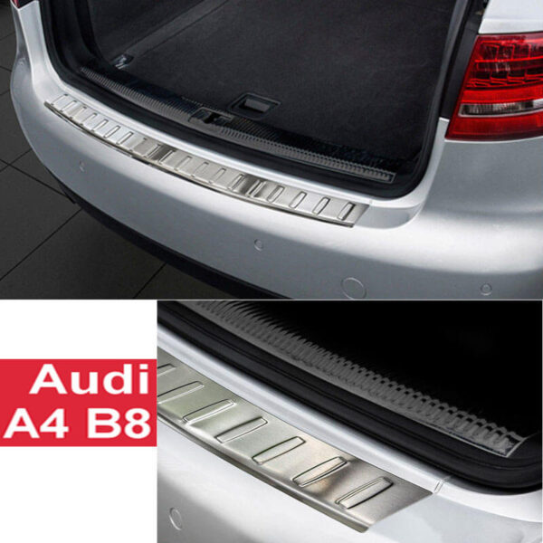 Προστατευτικό Πίσω Προφυλακτήρα Για Audi A4 B8 08-12 Caravan Από Ανοξείδωτο Ατσάλι (Steel) - Image 3