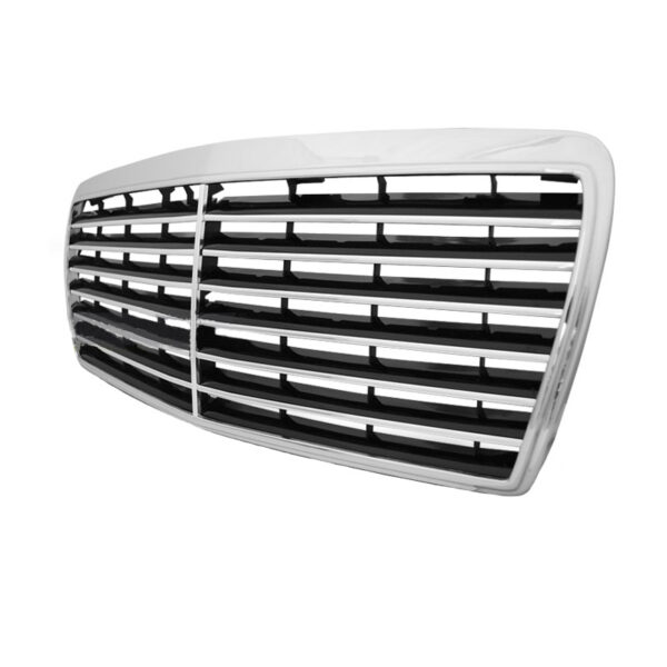 Μάσκα Για Mercedes-Benz E-Class W124 93-95 Avantgarde Χρώμιο/Μαύρο 1 Τεμάχιο - Image 2