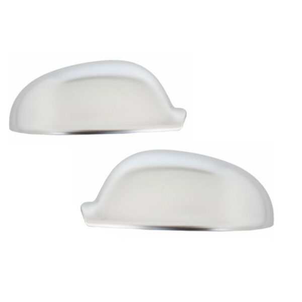 Καπάκια Καθρεφτών Για VW Golf V (5) 03-08 / Jetta 05-10 / Eos 06-08 / Sharan 04-10 / Passat 3BG 04-05 Brushed Aluminium 2 Τεμάχια - Image 2