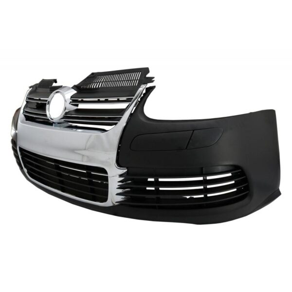 Μπροστινός Προφυλακτήρας Για VW Golf V (5) 03-08 / Jetta 05-10 R32 Look Με Μάσκα Χρωμίου - Image 3