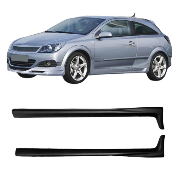 All in Point Πλαινά Μασπιέ Για Opel Astra H 04-09 3D (A) Από Abs Πλαστικό 2 Τεμάχια 0014446