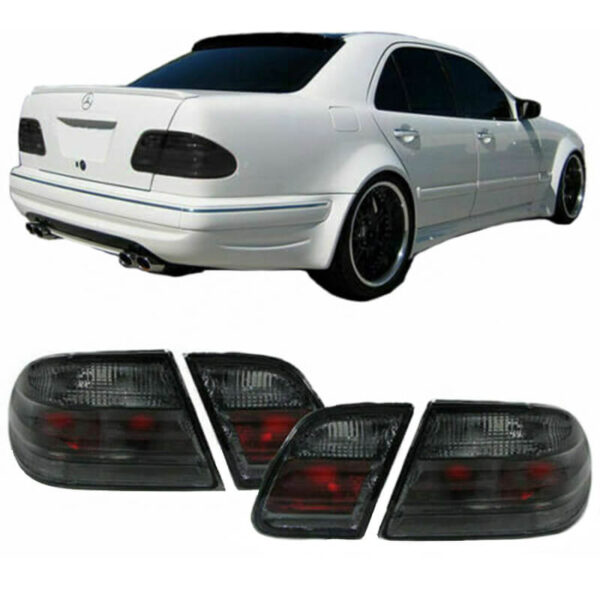 All in Point Πισινά Φανάρια Set Για Mercedes-Benz E-Class W210 95-02 Φιμέ Eagle Eyes 0014881