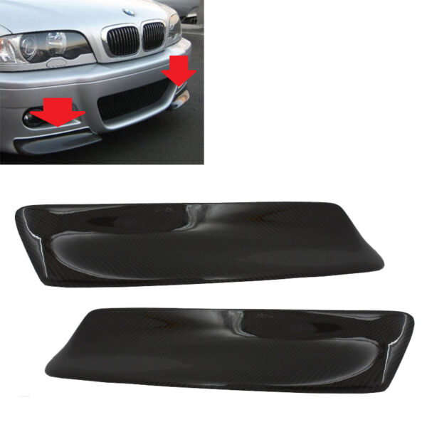 All in Point Μπροστινά Spoiler Δεξιά & Αριστερά Για Bmw 3 E46 99-03 M3 CSL Look Από Carbon Fiber 2 Τεμάχια 0015001