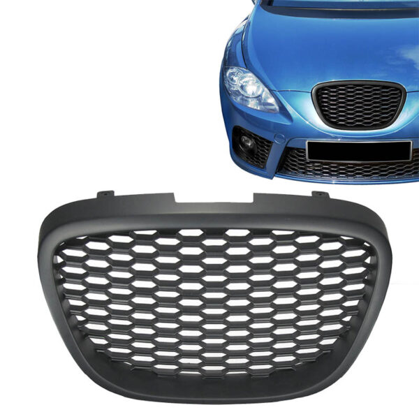 All in Point Μάσκα Για Seat Leon 1P / Altea 05-09 Κυψελωτή Χωρίς Σήμα Μαύρη 1 Τεμάχιο 0015204