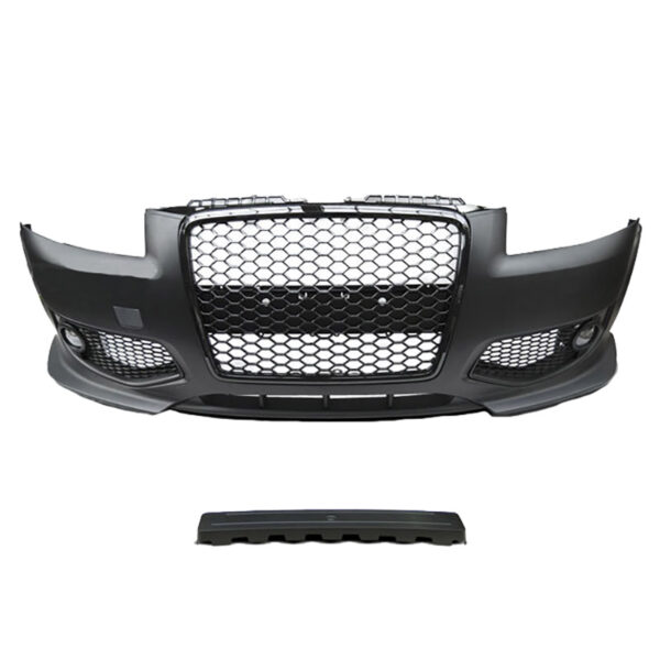 Μπροστινός Προφυλακτήρας Για Audi A3 8P 05-08 RS Look Με Μάσκα Μαύρη Γυαλιστερή - Image 2