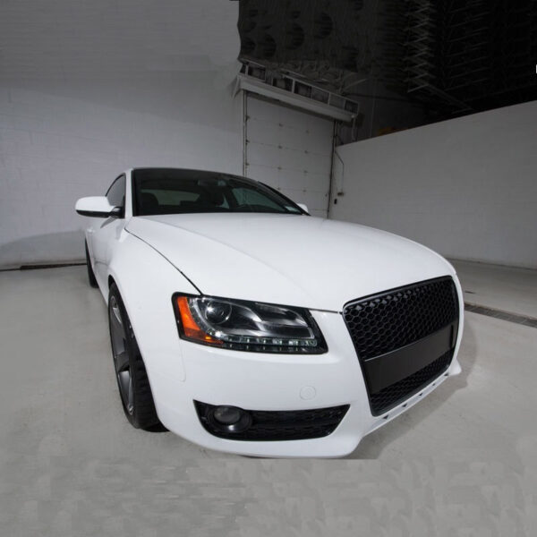 Μάσκα Για Audi A5 8T 07-11 RS5 Look Κυψελωτή Μαύρο Ματ 1 Τεμάχιο - Image 2