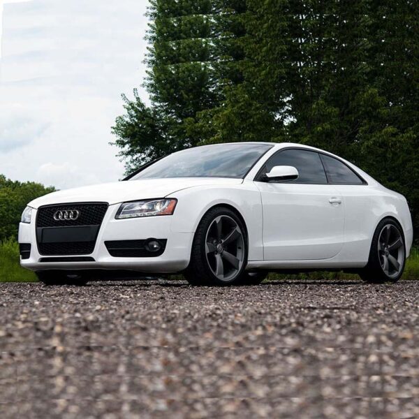 Μάσκα Για Audi A5 8T 07-11 RS5 Look Κυψελωτή Μαύρο Ματ 1 Τεμάχιο - Image 6