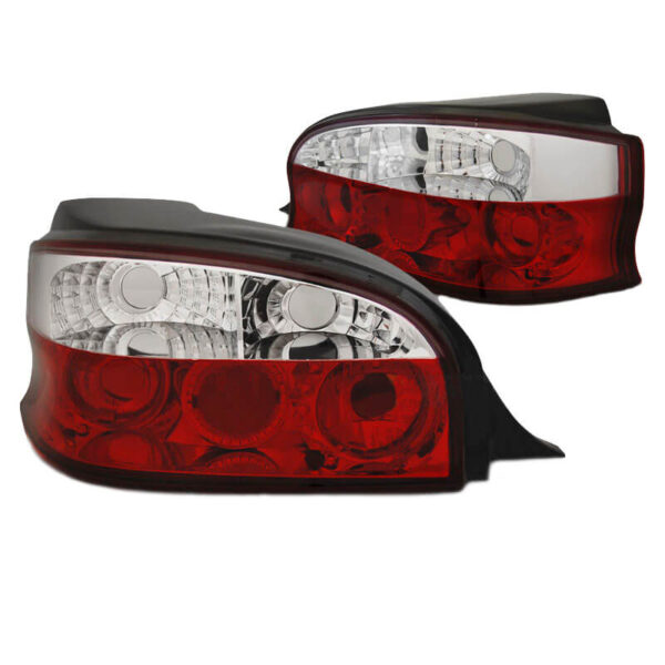 All in Point Πισινά Φανάρια Set Για Citroen Saxo 96-99 Κόκκινο/Crystal JunYan 0015905