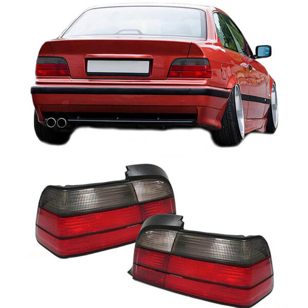 All in Point Πισινά Φανάρια Set Για Bmw 3 E36 Coupe/Cabrio 90-99 M3 Look Κόκκινο/Φιμέ Eagle Eyes 0015984