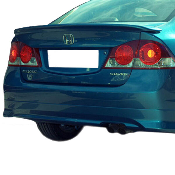 All in Point Αεροτομή Πορτ Παγκάζ Για Honda Civic 06-12 4D Sedan Lipspoiler Από Πολυουρεθάνη 0016010
