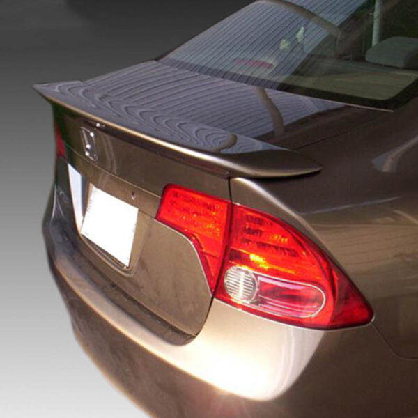 Αεροτομή Πορτ Παγκάζ Για Honda Civic 06-12 4D Sedan Lipspoiler Από Πολυουρεθάνη - Image 2