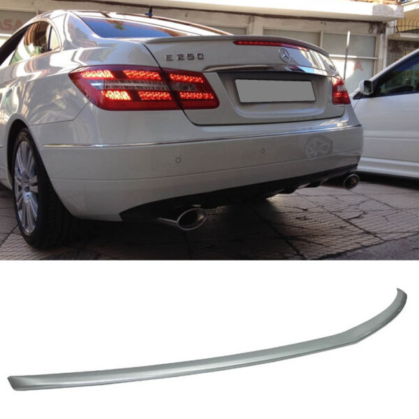 Αεροτομή Πορτ Παγκάζ Για Mercedes-Benz E-Class W207 Coupe 09-16 Amg look Lipspoiler Από Abs Πλαστικό - Image 4