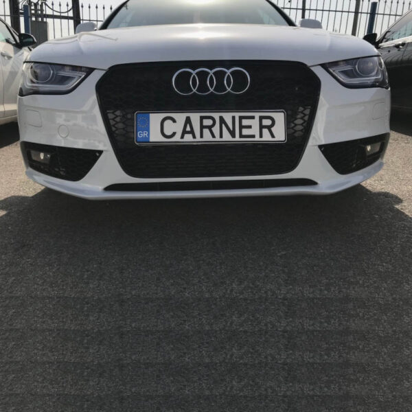 Μάσκα Για Audi A4 B8 11-15 RS4 Look Κυψελωτή Γυαλιστερό Μαύρο 1 Τεμάχιο - Image 6